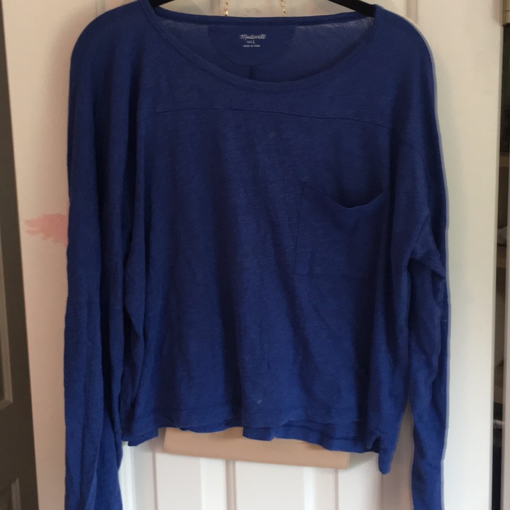 Madewell blue Long sleeve